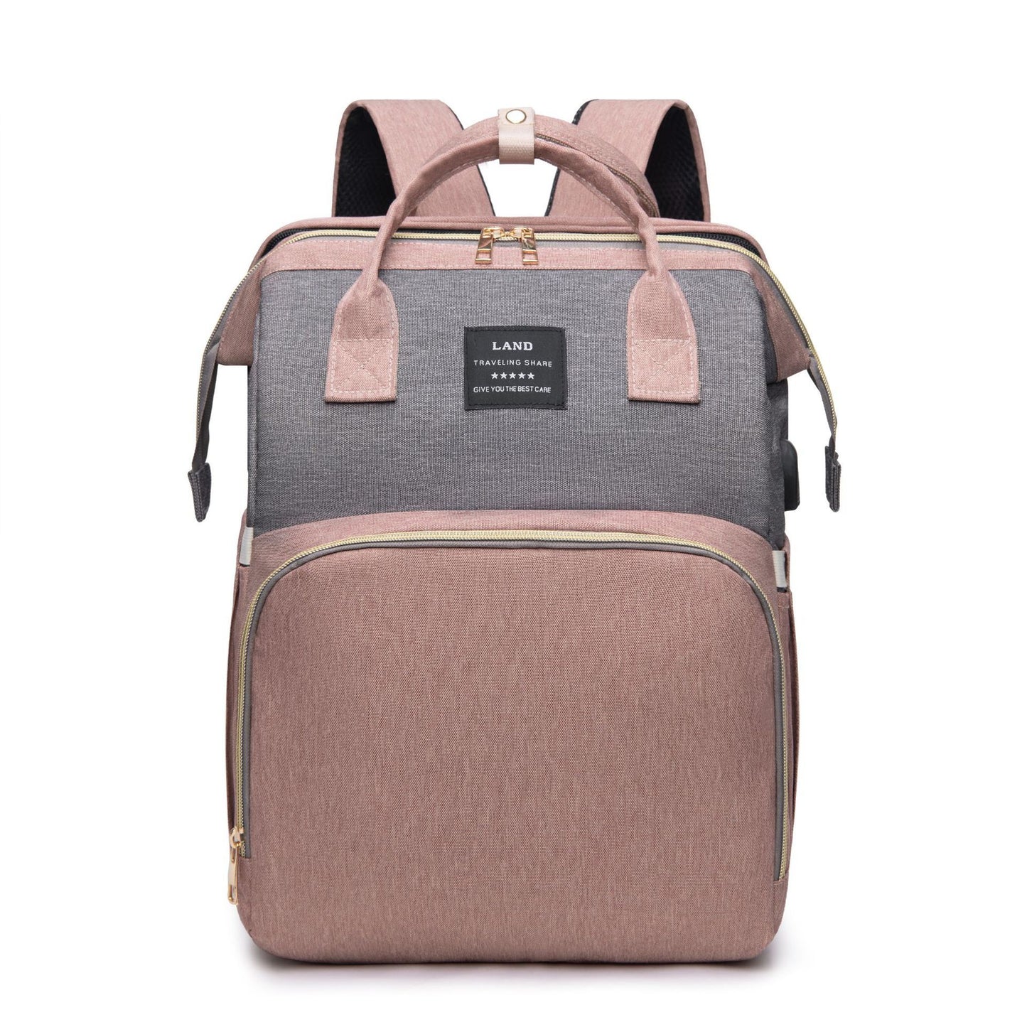 Large Capacity Insulated Crib Backpack for Mums - Keep Milk Fresh & Essentials Handy!