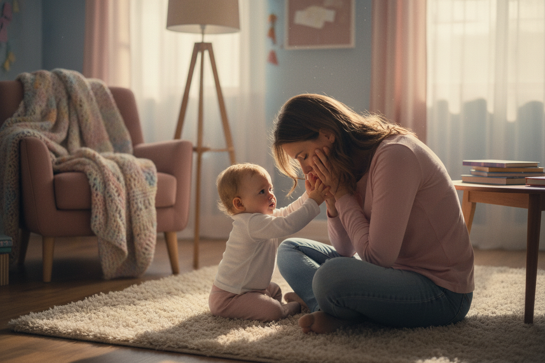 When A Parent Finally Breaks Down and Their Baby Feels It