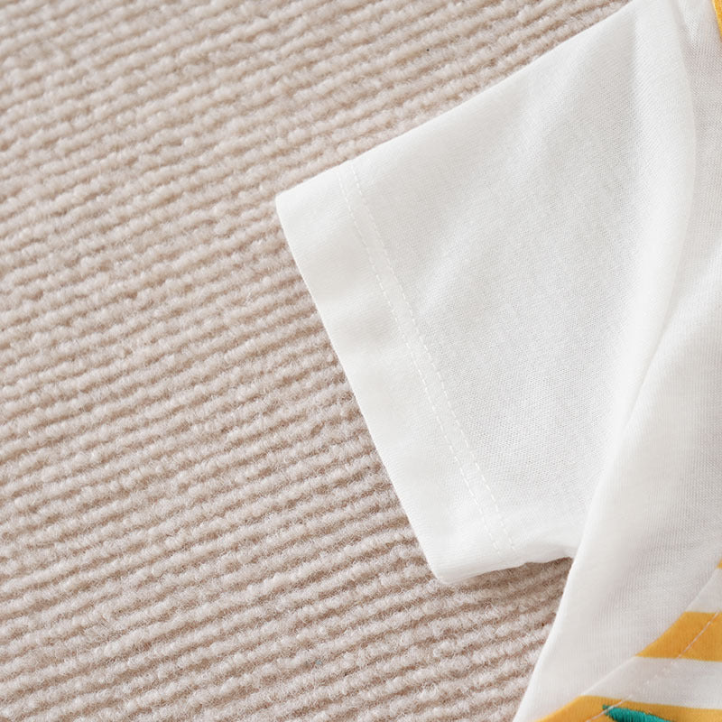 Baby Girl Summer Jumpsuit – Lightweight Short-Sleeve Outfit for Warm Days