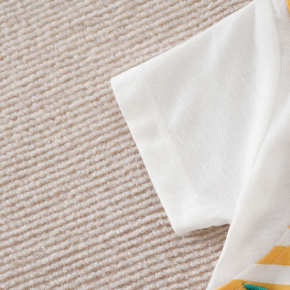 Baby Girl Summer Jumpsuit – Lightweight Short-Sleeve Outfit for Warm Days