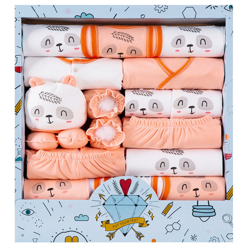 Newborn Essentials: Adorable Cotton Baby Clothes Gift Box Set - Perfect for New Arrivals!