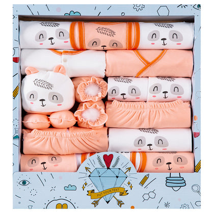 Newborn Essentials: Adorable Cotton Baby Clothes Gift Box Set - Perfect for New Arrivals!