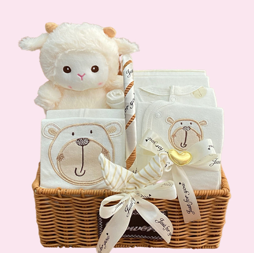 Newborn Boy Baby Clothes Set Gift Box Autumn And Winter