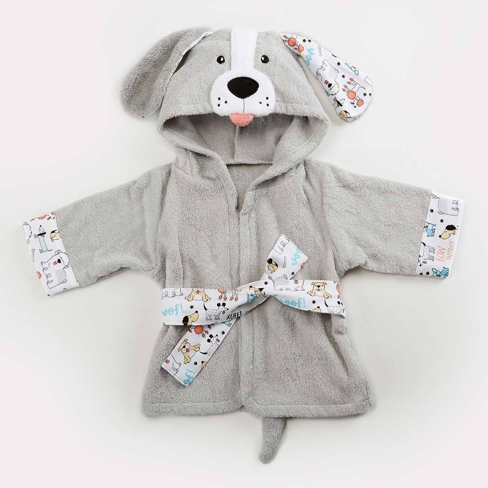 Cartoon Animal Baby Bathrobe – Soft Cotton Hooded Towel for Babies and Toddlers
