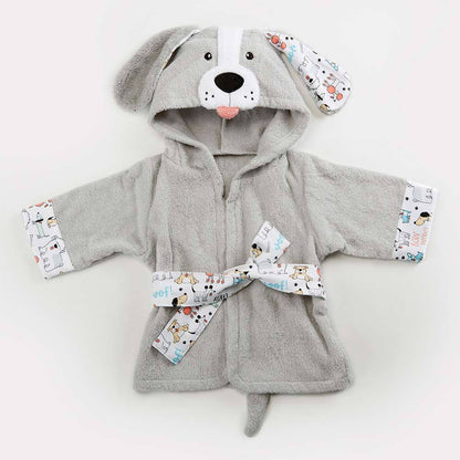 Cartoon Animal Baby Bathrobe – Soft Cotton Hooded Towel for Babies and Toddlers