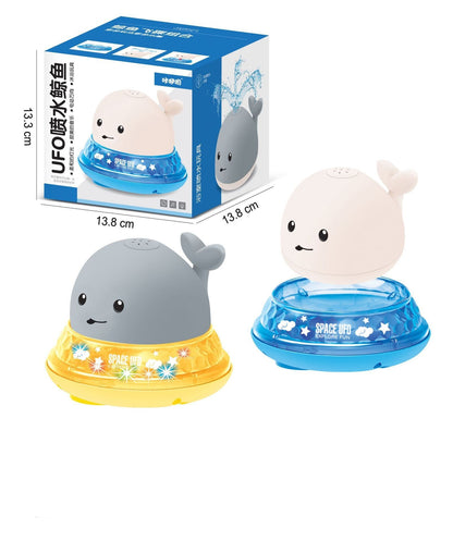 Baby Whale Bath Toy – Floating Sprinkler with LED Lights & Music