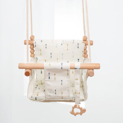 Cotton Canvas Baby Swing Chair – Indoor and Outdoor Hanging Seat for Babies