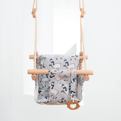 Cotton Canvas Baby Swing Chair – Indoor and Outdoor Hanging Seat for Babies