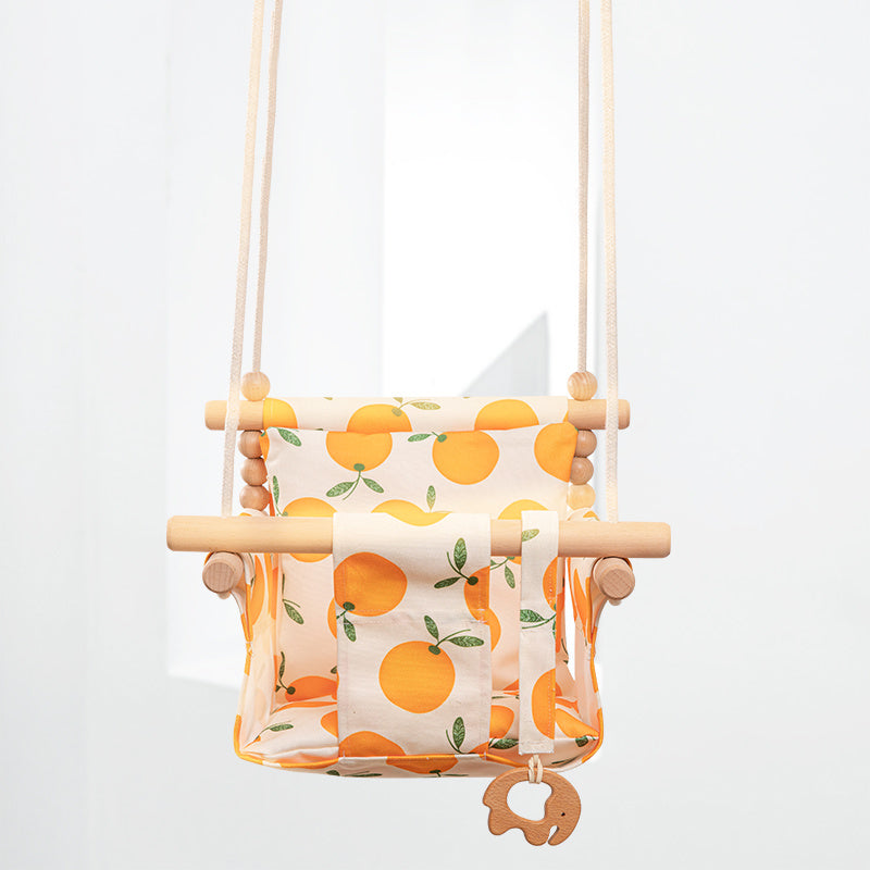 Cotton Canvas Baby Swing Chair – Indoor and Outdoor Hanging Seat for Babies