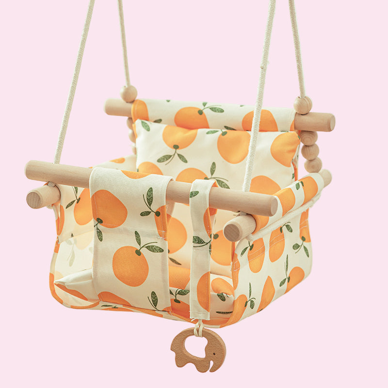 Cotton Canvas Baby Swing Chair – Indoor and Outdoor Hanging Seat for Babies