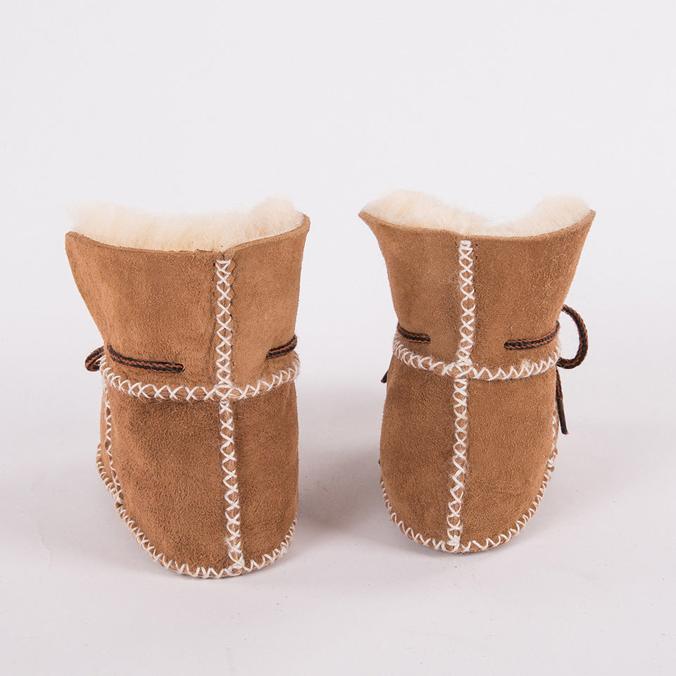 Warm Soft Sole Baby Walking Shoes – Non-Slip Boots for Early Walkers