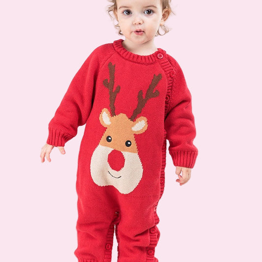 Thickened Newborn Crawling Clothes – Soft and Warm Baby Outfit