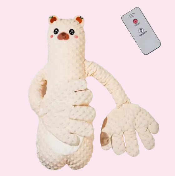 3-in-1 Cartoon Infant Exhaust Pillow with Remote - Soothing Comfort for Sleepy Babies!