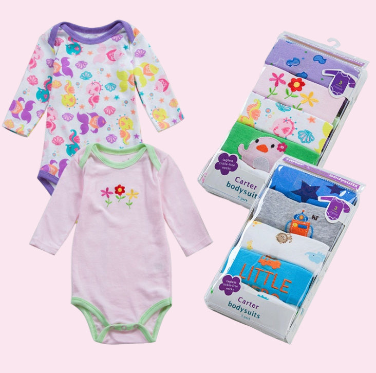 Long-sleeved triangle robe baby onesies