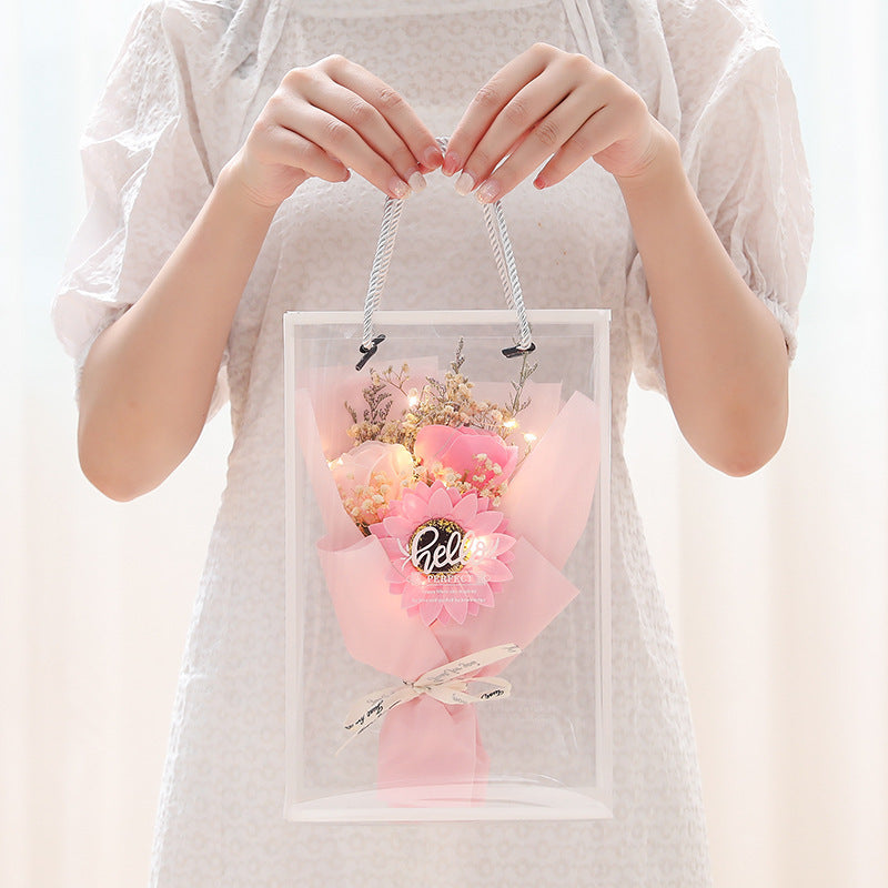 Rose Soap Gift Box - 5 Luxurious Floral Bars for a Perfect Surprise!