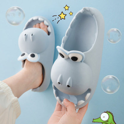 Kids Dinosaur Slippers – Warm, Fun, and Non-Slip Indoor Shoes