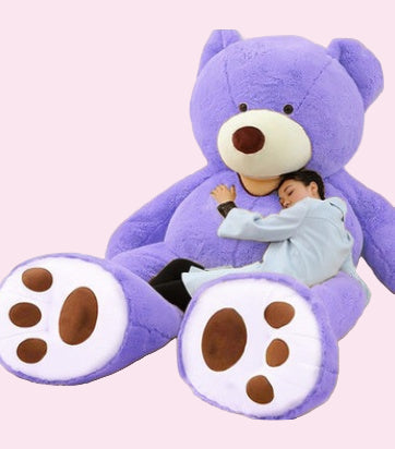 Giant Teddy Bear Plush Toy Huge  Soft Toys  Leather Shell