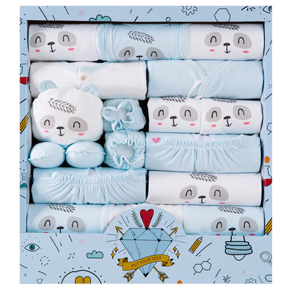 Newborn Essentials: Adorable Cotton Baby Clothes Gift Box Set - Perfect for New Arrivals!