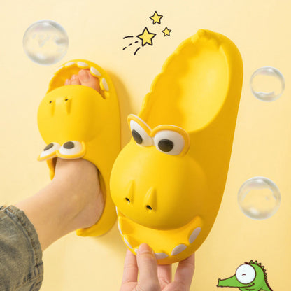 Kids Dinosaur Slippers – Warm, Fun, and Non-Slip Indoor Shoes