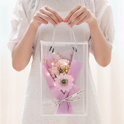 Rose Soap Gift Box - 5 Luxurious Floral Bars for a Perfect Surprise!