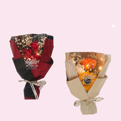 Rose Soap Gift Box - 5 Luxurious Floral Bars for a Perfect Surprise!