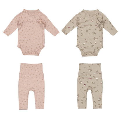 Cute & Comfy 3-Pack Baby Cotton Printed Rompers - Perfect for Climbing Adventures!