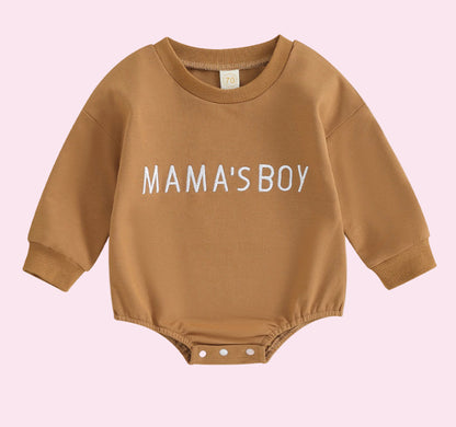 Winter Baby Jumpsuit – Warm Letter Print Romper for Newborns and Toddlers