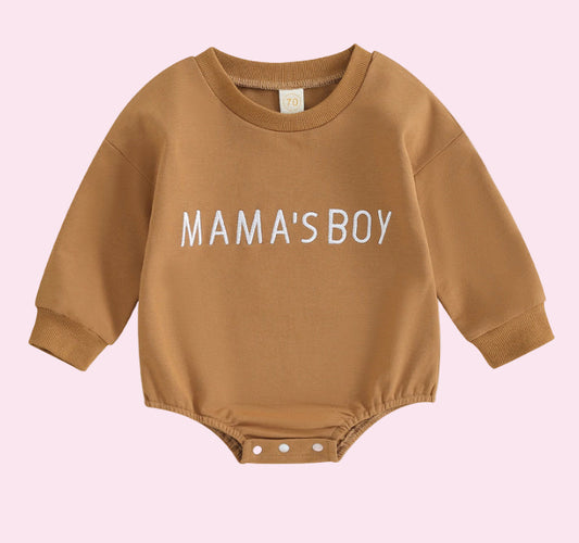 Winter Baby Jumpsuit – Warm Letter Print Romper for Newborns and Toddlers