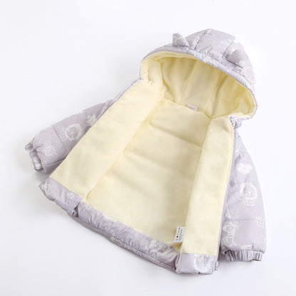 Cozy 3-in-1 Down Padded Jacket for Babies - Stay Warm & Stylish This Winter!