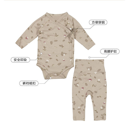 Cute & Comfy 3-Pack Baby Cotton Printed Rompers - Perfect for Climbing Adventures!