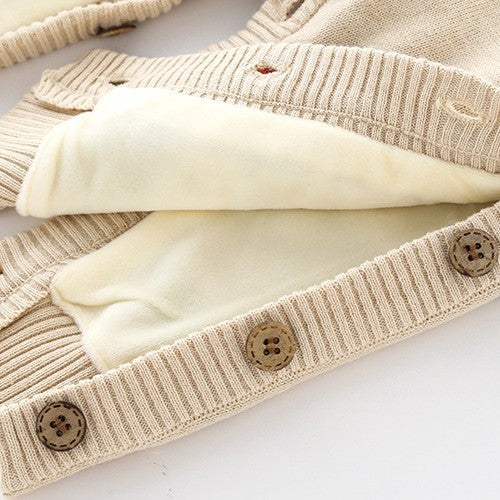 Thickened Newborn Crawling Clothes – Soft and Warm Baby Outfit