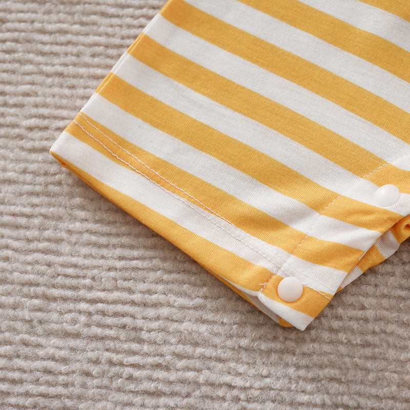 Baby Girl Summer Jumpsuit – Lightweight Short-Sleeve Outfit for Warm Days