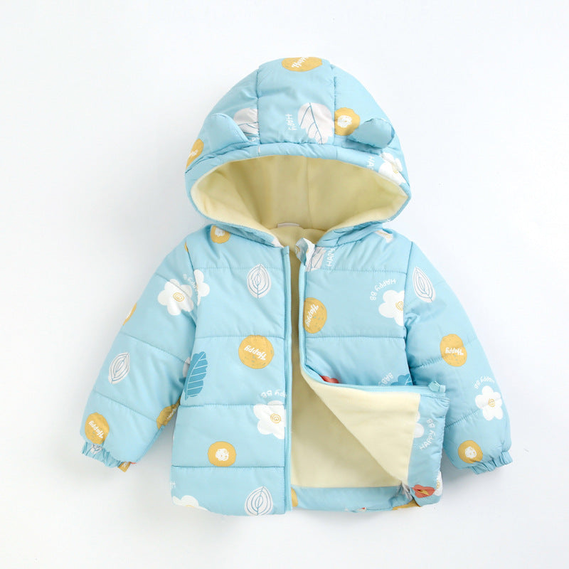 Cozy 3-in-1 Down Padded Jacket for Babies - Stay Warm & Stylish This Winter!