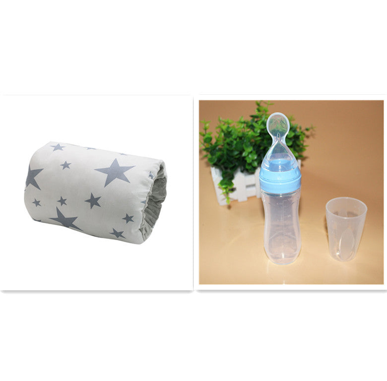 Adjustable Baby Nursing Arm Pillow – Washable Cotton Cushion for Comfortable Breastfeeding