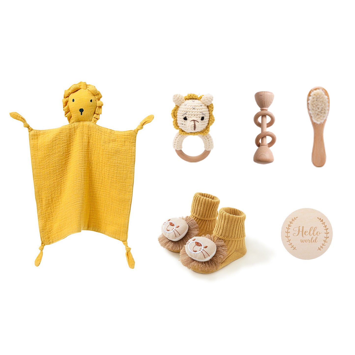 Adorable 3-Piece Infant Comfort Rattle & Rabbit Bath Towel Gift Set – Perfect for Cozy Moments!