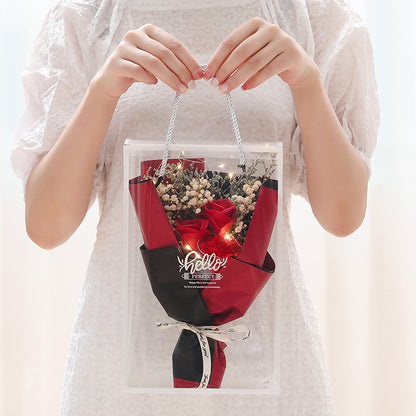 Rose Soap Gift Box - 5 Luxurious Floral Bars for a Perfect Surprise!