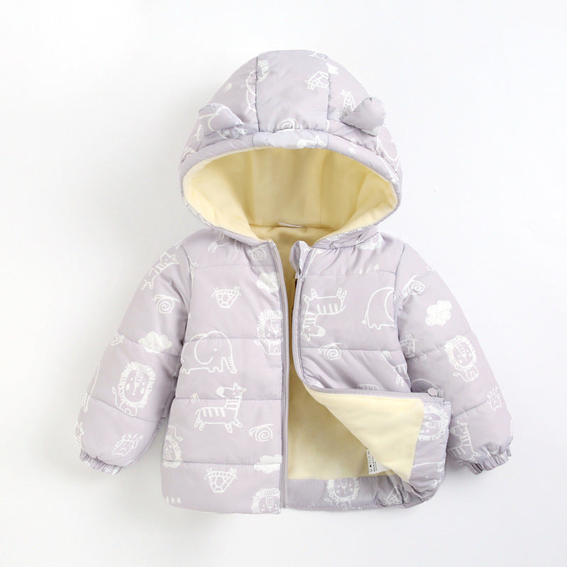 Cozy 3-in-1 Down Padded Jacket for Babies - Stay Warm & Stylish This Winter!